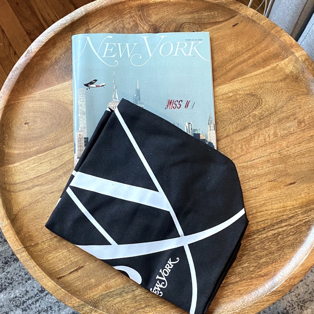 Brand new New York Magazine logo tote bag